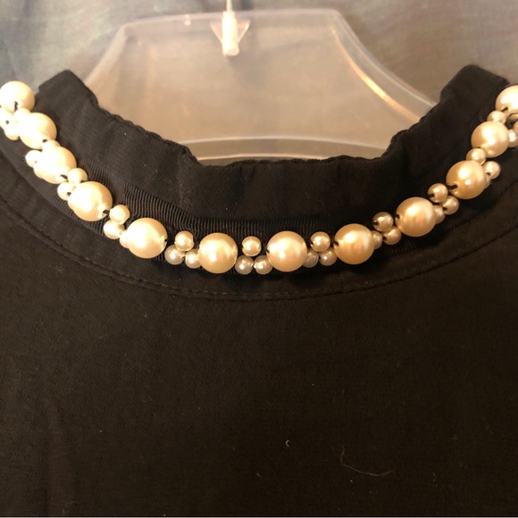 Zara basic. Pearl neckline with open bell sleeves size small - Picture 7 of 11